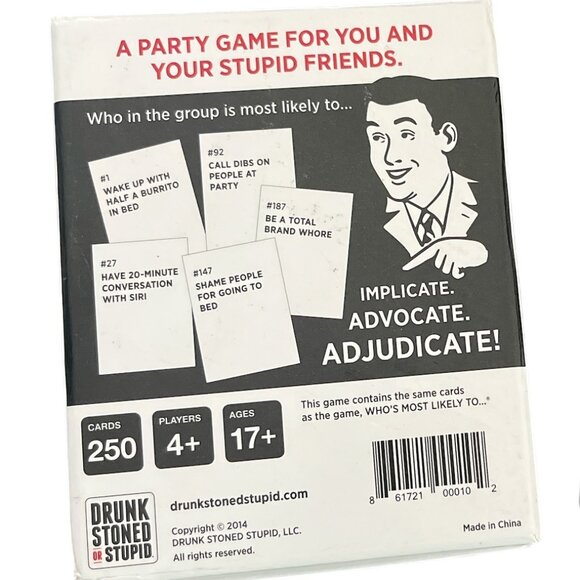 GAME Drunk Stoned or Stupid Plus Expansion Pack #1 - Picture 6 of 8